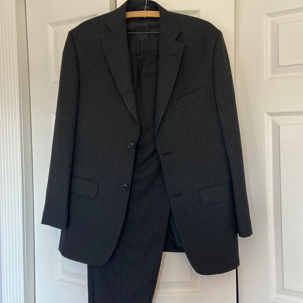 Hagar black pinstripe suit. Great condition